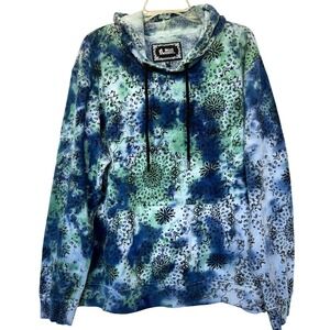 Blind Rooster Unisex Tie Dye Mandala Hoodie Sweatshirt Boho Hippie Streetwear